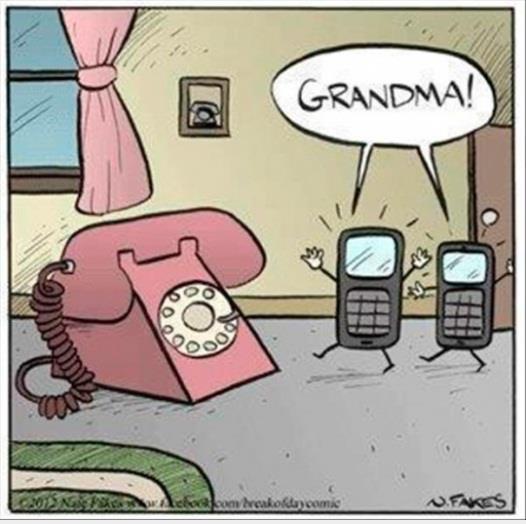 Grandmother of mobile phones